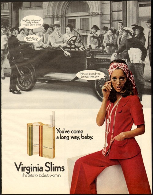 You've come a long way baby Virginia Slims advert